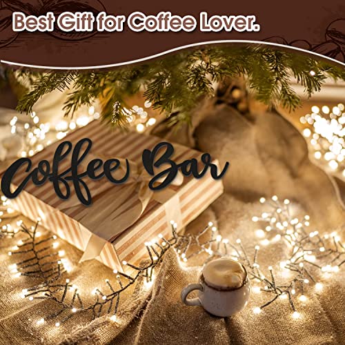 Wooden Coffee Bar Wall Sign Kitchen Decor Art