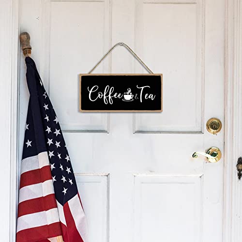 Vintage Kitchen Coffee Sign - Funny Black Farmhouse