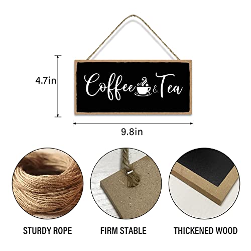 Vintage Kitchen Coffee Sign - Funny Black Farmhouse