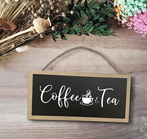 Vintage Kitchen Coffee Sign - Funny Black Farmhouse