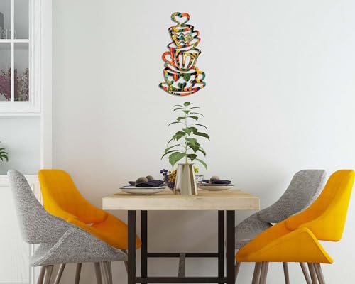 Coffee Cup Farmhouse Kitchen Wall Art Restaurant Decor