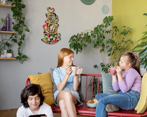 Coffee Cup Farmhouse Kitchen Wall Art Restaurant Decor