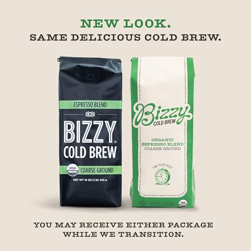 Bizzy Organic Cold Brew Espresso Blend- 1 LB