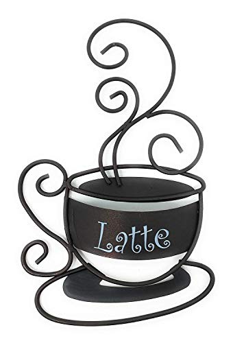 Metal Coffee Cup Wall Art Decor for Kitchen