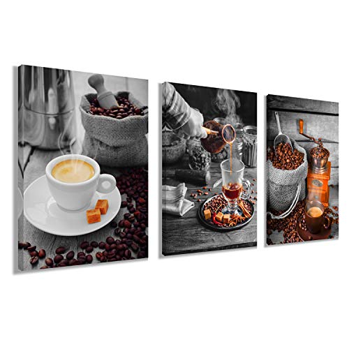 YUANAND Coffee Bean Wall Decor Set - Canvas Art