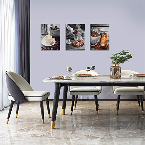YUANAND Coffee Bean Wall Decor Set - Canvas Art