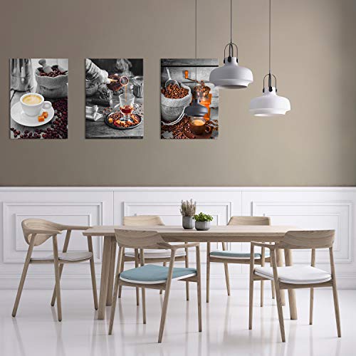 YUANAND Coffee Bean Wall Decor Set - Canvas Art