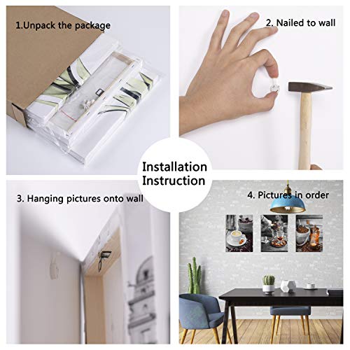 YUANAND Coffee Bean Wall Decor Set - Canvas Art