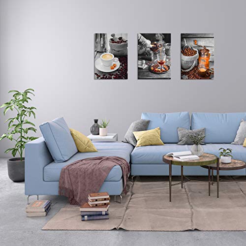 YUANAND Coffee Bean Wall Decor Set - Canvas Art
