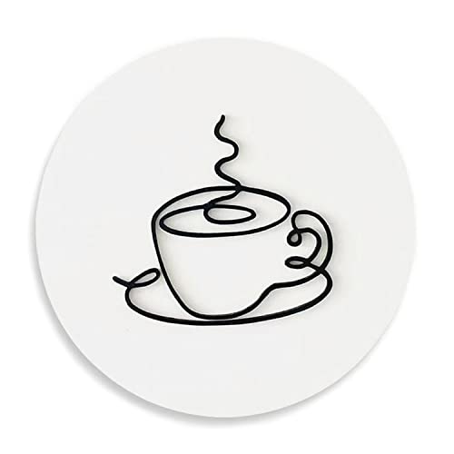 KOREEN'S Coffee Line Art for Chic Decor