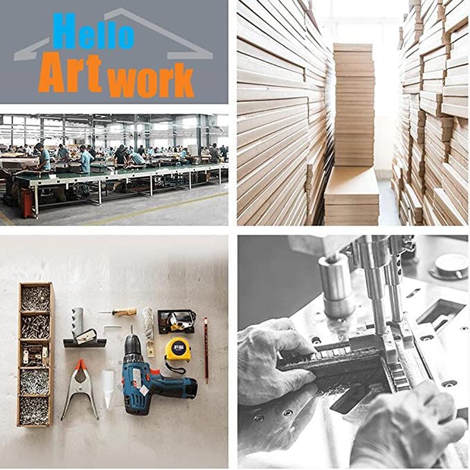 Vintage Black & White Coffee Sign Wall Art Set