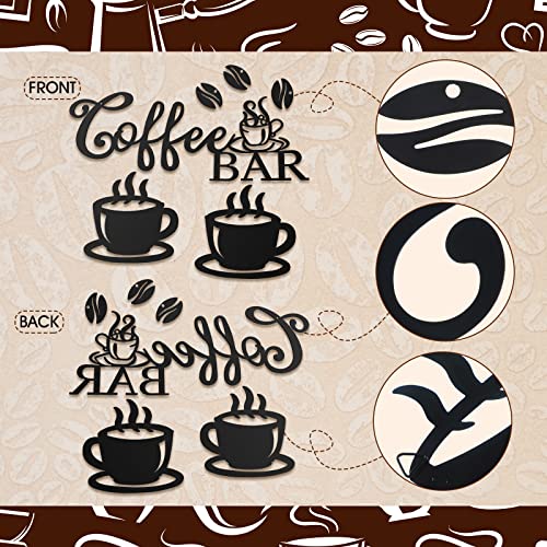 Ferraycle Rustic Metal Coffee Bar Wall Sign