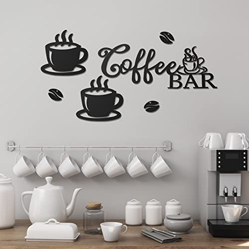 Ferraycle Rustic Metal Coffee Bar Wall Sign