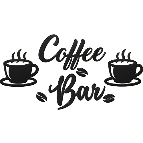 Rustic Coffee Wall Art Set for Home and Office