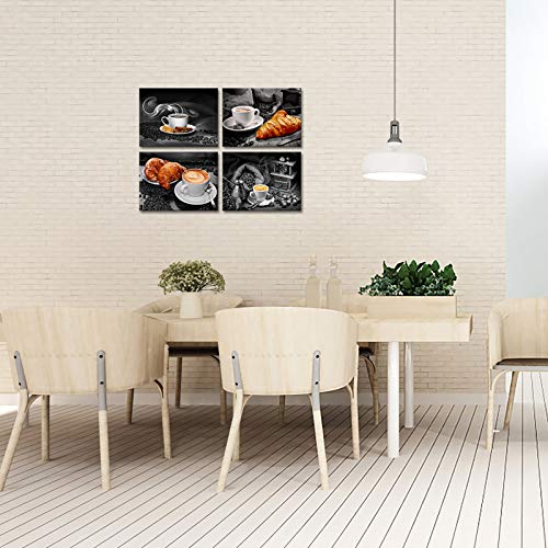 3 Piece Coffee Bread Canvas Wall Art Set