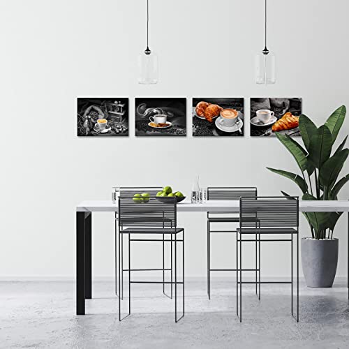 3 Piece Coffee Bread Canvas Wall Art Set