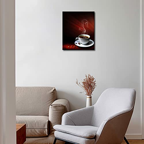 Hot Coffee Bean Canvas Print for Home Decor