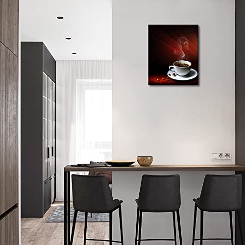 Hot Coffee Bean Canvas Print for Home Decor