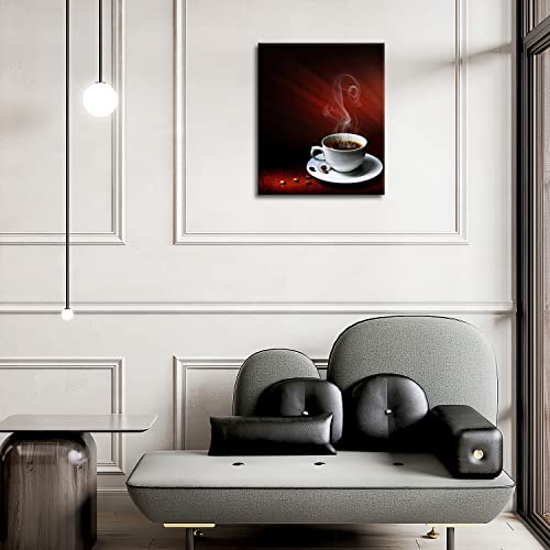 Hot Coffee Bean Canvas Print for Home Decor