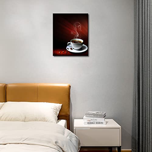 Hot Coffee Bean Canvas Print for Home Decor