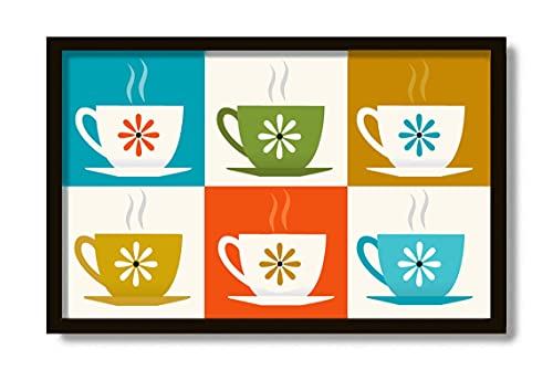 Mid Century Modern Coffee Cup Wall Art Print
