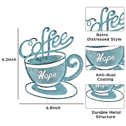 Tfro & Cile Kitchen Coffee Metal Wall Decor