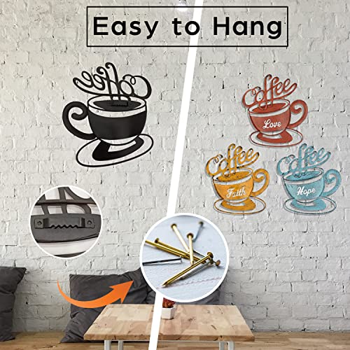 Tfro & Cile Kitchen Coffee Metal Wall Decor