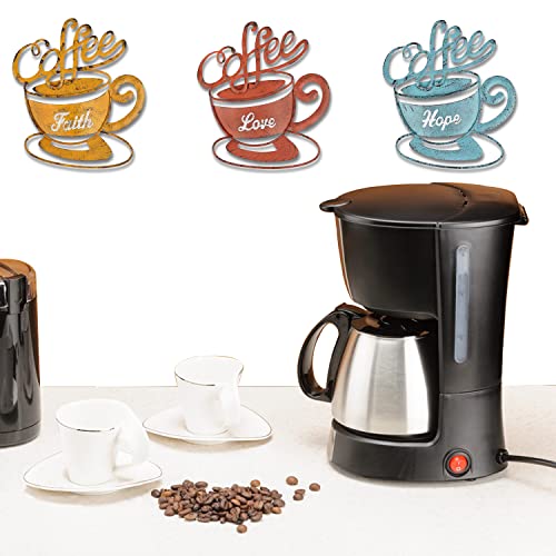 Tfro & Cile Kitchen Coffee Metal Wall Decor