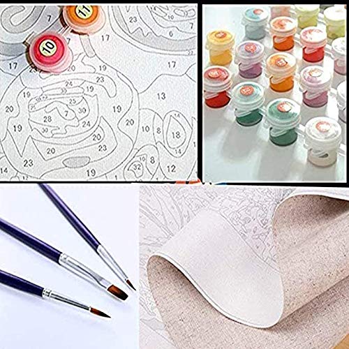 Coffee Paint by Numbers Kit for Adults 16''x20