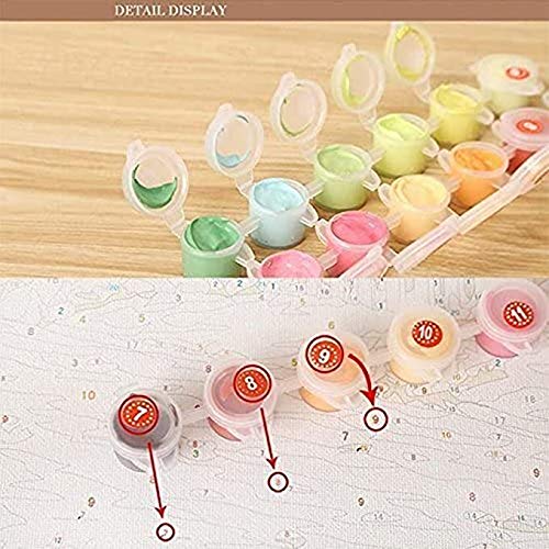 Coffee Paint by Numbers Kit for Adults 16''x20