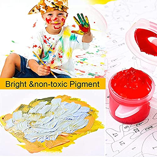 DIY Coffee Paint by Numbers Kit for Kids & Adults