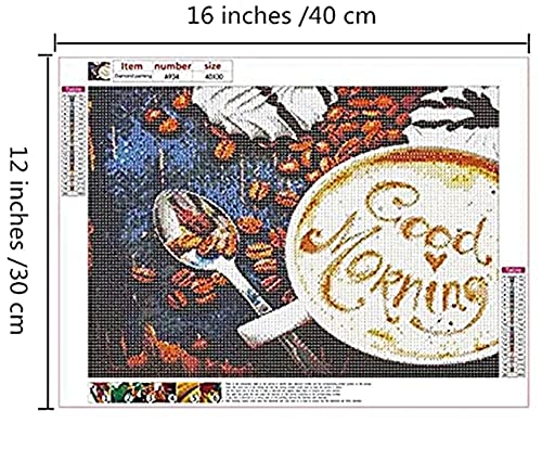 NIHO-JIUMA Diamond Morning Coffee Full Drill Painting Kit