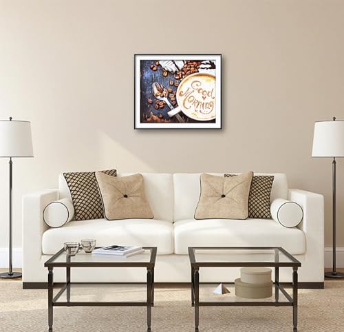 NIHO-JIUMA Diamond Morning Coffee Full Drill Painting Kit