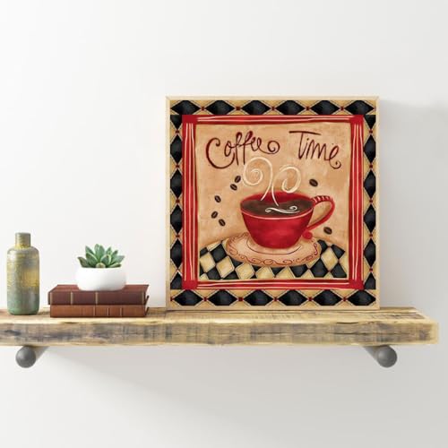 PigBoss Coffee Time Diamond Painting Kit (11.8 inches)