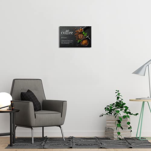 Modern Coffee Bean Canvas Wall Art for Home