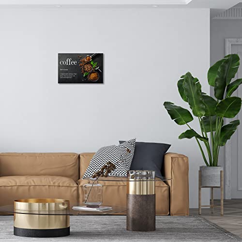 Modern Coffee Bean Canvas Wall Art for Home