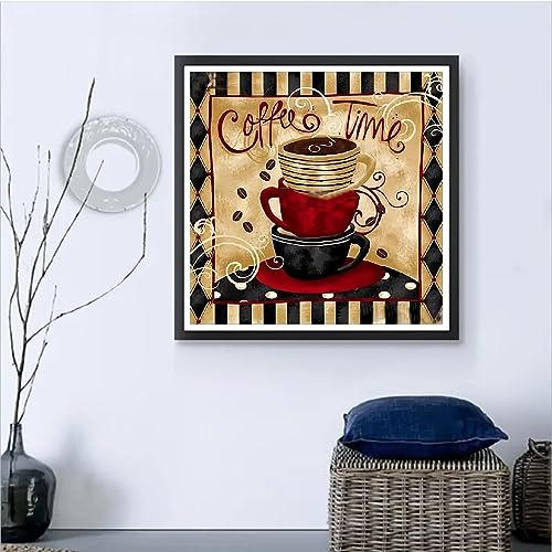 Cat Coffee Diamond Art Painting Kit for Adults