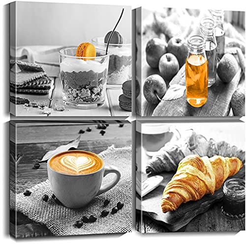 Black & White Coffee Canvas Wall Art Set