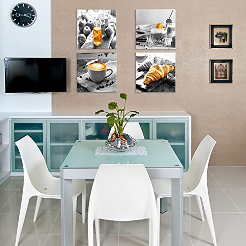 Black & White Coffee Canvas Wall Art Set