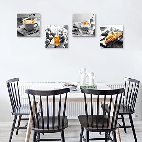 Black & White Coffee Canvas Wall Art Set