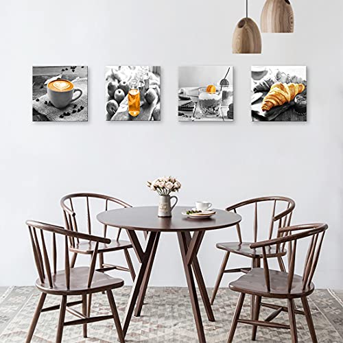 Black & White Coffee Canvas Wall Art Set