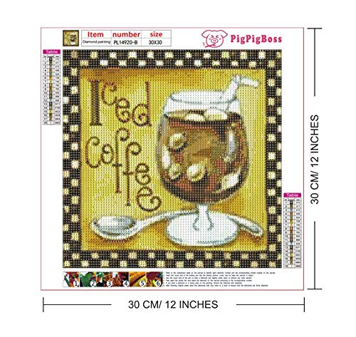 Pigpigboss Coffee Time Diamond Painting Kit - 3 Pack