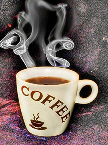5D Coffee Cup Diamond Painting Kit for Adults