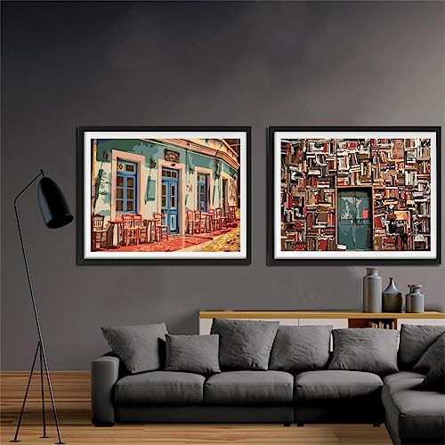 12x16 Inch Coffee Book House Paint by Numbers