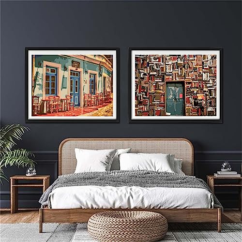 12x16 Inch Coffee Book House Paint by Numbers