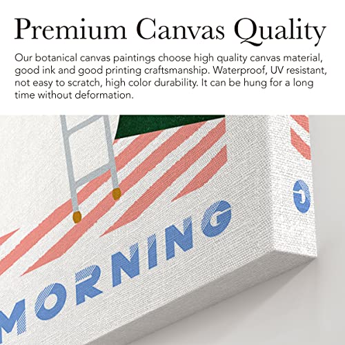 Retro Coffee Lover Canvas Wall Art 12x15