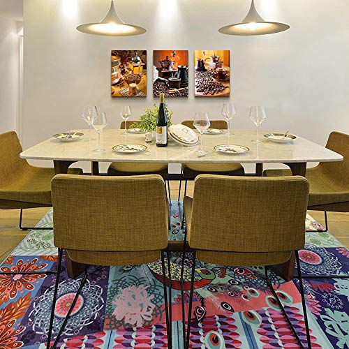 Modern Coffee Canvas Art Prints for Kitchen Decor