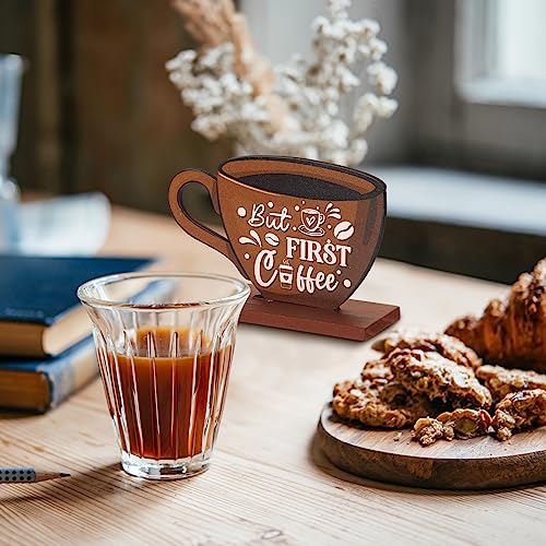 5 Piece Farmhouse Coffee Bar Decor Set