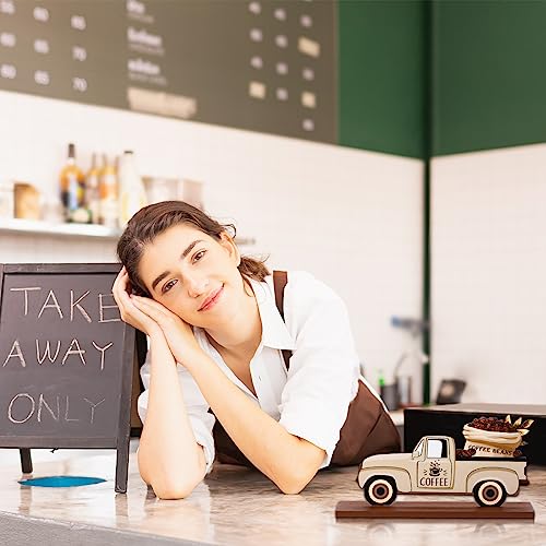 5 Piece Farmhouse Coffee Bar Decor Set