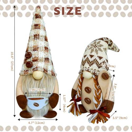 Handmade Swedish Coffee Gnomes for Home Decor